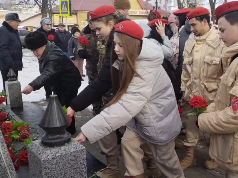 Сегодня в Жуковке чествовали воинов-интернационалистов.